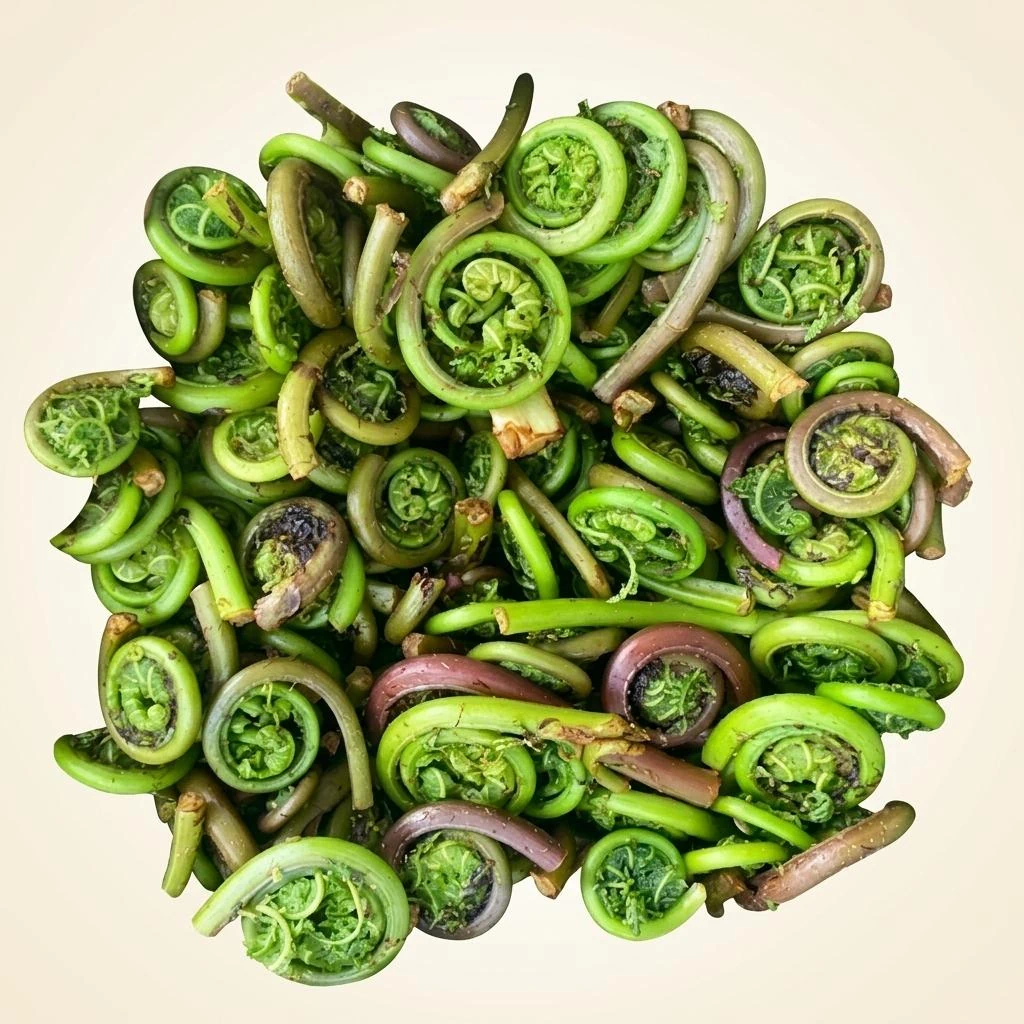 Fresh Fiddlehead Ferns - Oregon Mushrooms
