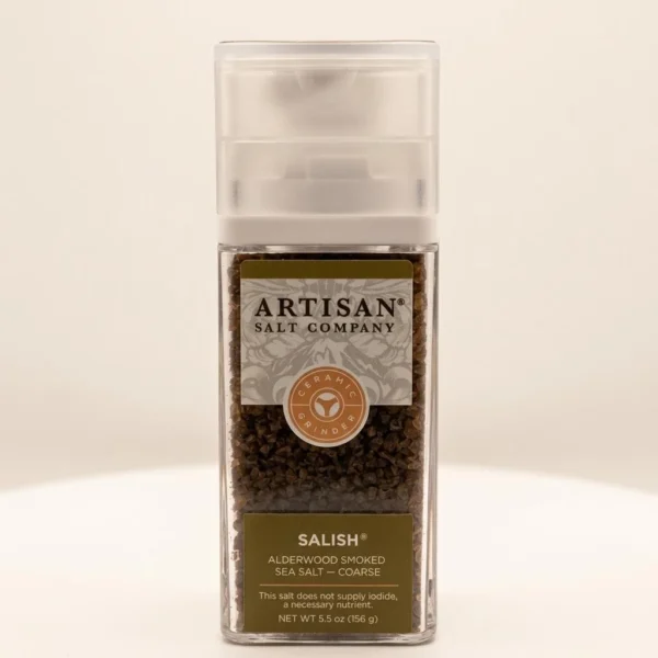 Salish- Alderwood Smoked Salt-Grinder - Premium Quality