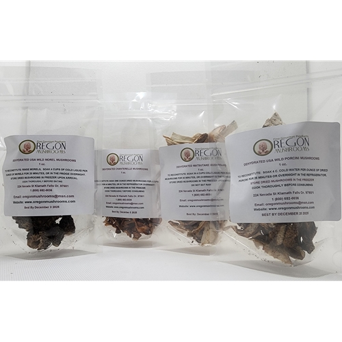 mushroom sampler Dried Mushrooms Sampler